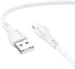 Borofone BX121 Energy andmeedastus- ja laadimiskaabel | USB-A kuni Micro USB | 12W | 1m | valge