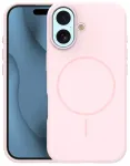 Silicone Thin Mag telefoni &uuml;mbris MagSafe toega iPhone 17 roosa