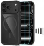 Tech-Protect MagOne CC telefoni &uuml;mbris MagSafe toega iPhone 18 Pro Max | iPhone 17 Pro Max must (kaitseklaas komplektis)