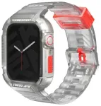 Skinarma Saido 2in1 nutikella rihm Apple Watch (44/45 mm) jaoks | plast | l&auml;bipaistev