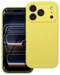 Silicone 2mm telefoni &uuml;mbris iPhone 17 Pro kollane