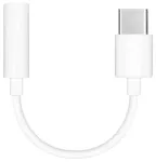 HUAWEI originaaladapter AUX Type C (isane) kuni Jack 3.5 mm (emane) CM20 valge bulk