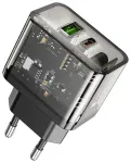 HOCO N34 reisilaadija | 20W | PD, QC, PPS | USB-C, USB-A | l&auml;bipaistev