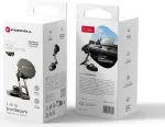 Forcell F-Grip IronSecure magnetiline auto telefonihoidik iminapaga must
