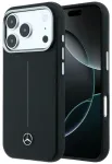 Mercedes Leather Semi Wrap Iconic Line telefoni &uuml;mbris MagSafe toega iPhone 17 Pro must