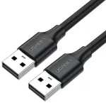 USB 2.0 M-M UGREEN kaabel US102, 1,5 m (must)
