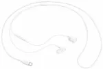 Samsung EO-IC100BWEGEU k&otilde;rvaklapid USB-C &uuml;hendusega, valged