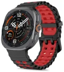 Tech-Protect IconBand Pro nutikella rihm Galaxy Watch Ultra 1/2 (47 mm) jaoks | must/punane