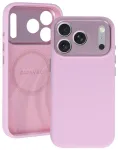 Liavec Silk Shield telefoni &uuml;mbris MagSafe toega metallist kaamera raamiga iPhone 18 Pro Max | iPhone 17 Pro Max roosa