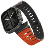 Skinarma Gemini nutikella rihm Apple Watch (44/45/46/49 mm) jaoks | silikoonist | oranž