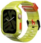 Skinarma Saido 2in1 nutikella rihm Apple Watch (44/45 mm) jaoks | plast | kollane