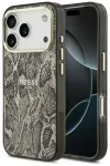 Guess Python Pattern telefoni&uuml;mbris MagSafe toega iPhone 17 Pro jaoks, pruun