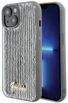 Guess GUHCP15SPSFDGSS iPhone 15 | 14 | 13 6.1" srebrny|silver hardcase Sequin Script Metal