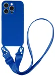 Strap Silicone telefoni &uuml;mbris iPhone 13 Pro Max sinine