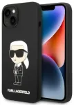Karl Lagerfeld KLHCP14MSNIKBCK iPhone 14 Plus | 15 Plus 6,7" hardcase czarny|black Silicone Ikonik