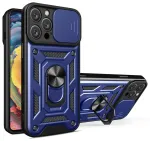 Hybrid Armor Camshield telefoni &uuml;mbris alusega iPhone 16 Pro Max sinine (kaamera kaitsega)