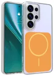Etteri Hidden Pearl Epoxy Mag phone case for Samsung Galaxy S26 Ultra (S948) orange