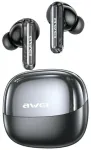 Wireless headphones T229 ANC AI with a charging dock gunmetal
