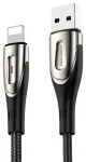 Joyroom Sharp S-M411 andmeedastus- ja laadimiskaabel | USB-A kuni Lightning | 12W | 3m | must