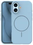 Silicone Thin Mag telefoni &uuml;mbris MagSafe toega iPhone 17 sinine
