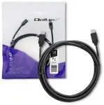 Qoltec andmeedastus- ja laadimiskaabel | USB-C kuni USB-C
