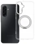 Frame Circle Stand telefoni &uuml;mbris alusega ja MagSafe toega Samsung Galaxy A17 4G (A175) | A18 4G (A185) l&auml;bipaistev