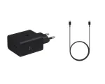 Samsung EP-T6010NBE reisilaadija | 60W | USB-C | USB-C kuni USB-C kaabliga komplektis | must (OEM)