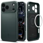 Spigen Thin Fit telefoni &uuml;mbris MagSafe toega iPhone 17 Pro Max | iPhone 18 Pro Max roheline