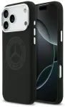 Case Mercedes Silicone Vintage Logo MagSafe for iPhone 17 Pro Max black