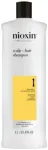Nioxin Systems Shampoo, System 1 1000ml in Clear