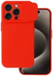 Camshield Soft telefoni &uuml;mbris iPhone 15 Pro punane (kaamera kaitsega)
