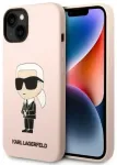 Karl Lagerfeld KLHCP14MSNIKBCP iPhone 14 Plus | 15 Plus 6,7" hardcase r&oacute;żowy|pink Silicone Ikonik