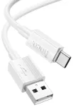 Hoco X107 andmeedastus- ja laadimiskaabel | USB-A kuni USB-C | 15W | 1m | valge