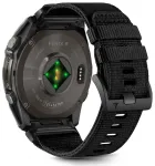 Tech-Protect Nylon Classic nutikella rihm Garmin Fenix 5X/5X Plus/6X/6X Pro/7X/8 (51 mm) jaoks | nailonist | must