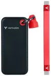 Verbatim Dysk SSD 1TB - brelok do kluczy z kablem USB 3.2 gen.2 czarno-czerwony|black-red 32192