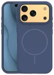 Silicone Thin telefoni &uuml;mbris MagSafe toega iPhone 17 Pro Max sinine