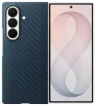 Samsung Carbon Magnet telefoni &uuml;mbris MagSafe toega Samsung Galaxy Z Fold 8 Ultra (F976) tumesinine (kaitsekile komplektis)