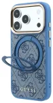 Guess Ring Stand telefoni &uuml;mbris alusega ja MagSafe toega iPhone 18 Pro sinine