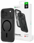 AmazingThing Titan Pro telefoni &uuml;mbris MagSafe toega telefonile iPhone 18 Pro must