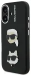 Must Apple iPhone 16 telefoni&uuml;mbris Karl Lagerfeldilt