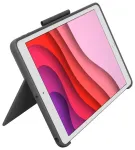 Logitech Combo Touch 920-009624 klaviatuuriga &uuml;mbris iPadile (7., 8., 9. p&otilde;lvkond), DE paigutus, grafiithall