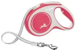 Automaatne rihm koertele &ndash; Trixie Flexi New COMFORT, tape leash, M: 5 m, red.