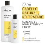 Nioxin System 1 - Shampoo - Natural Hair with Mild Weakening 300ml