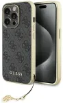 Guess GUHCP15LGF4GGR iPhone 15 Pro 6.1" gray|gray hardcase 4G Charms Collection