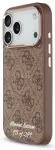 Guess PU 4G MagSafe Strap Limited Edition telefoni &uuml;mbris iPhone 17 Pro pruun