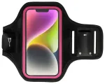 Armband SLIM Type 2 Case for Iphone 13/13Pro/14/14 Pro/15/15Pro/16/16 Pro/Samsung S21/S22/S23/S24 (5,5 Inches) Black-pink