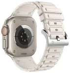 Forcell F-Design FA06 nutikella rihm Apple Watch (42/44/45/49 mm) jaoks | silikoonist | valge