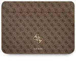 S&uuml;learvutikott Guess PU 4G Metal Logo Computer Sleeve 13" pruun