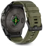 Tech-Protect Nylon Classic nutikella rihm Garmin Fenix 5X/5X Plus/6X/6X Pro/7X/8 (51 mm) jaoks | nailonist | roheline