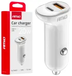 AMiO AMiO-03875 autolaadija | 20W | USB-A, USB-C